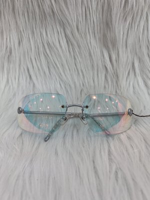 CHANEL 雙C LOGO 透明 無框 炫彩 經典款 學院風 金屬 眼鏡 太陽眼鏡