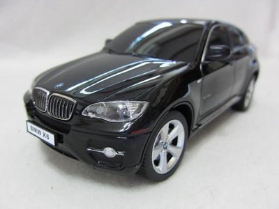 【KENTIM 玩具城】1:24全新BMW寶馬X6休旅車黑色原廠授權RASTAR瑪琍歐遙控車