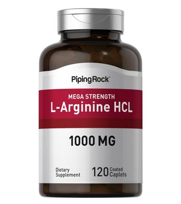 【Piping Rock】現貨 L-Arginine HCL 超強左旋精氨酸 1000mg 120顆