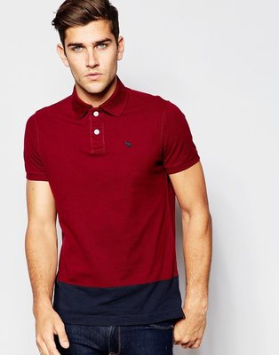 【AG好貨】 AF ㊣ Abercrombie & Fitch Polo 衫 雙色 XL號 A&F