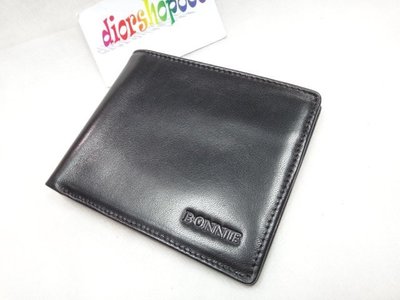 【迪奧小店】名牌BONNIE真皮短夾／型男皮夾錢包【精簡款】發燒貨／超特價