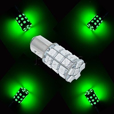 【PA LED】1157 雙芯 30晶 90晶體 SMD LED 綠光 煞車燈 尾燈 後燈