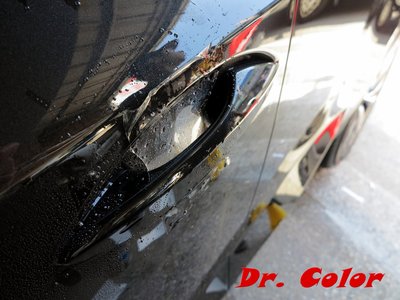 Dr. Color 玩色專業汽車包膜 Lexus NX300 細紋自體修復透明犀牛皮_門碗 / 後保桿上緣