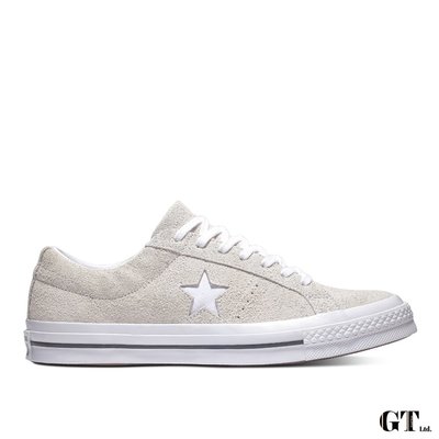 【GT】Converse One Star 灰 男鞋 女鞋 低筒 麂皮 復古 經典款 休閒鞋 帆布鞋 161577C