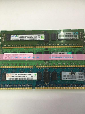 原裝HP 2G 2RX8 PC3-10600R 伺服器記憶體 501533-001 500202-061