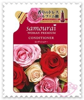 ♥小花花日本精品♥《samourai woman》潤髮精 玫瑰 香氛 日本SPR 日本製 補充包 34084205