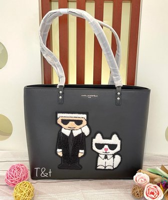 《Karl Lagerfeld》LH2AU311 卡爾 大容量防刮 托特包 肩背包