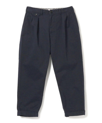 BEAMS JAPAN 長褲 雙打摺 錐形褲 休閒褲 紅繩 深藍 藏青色