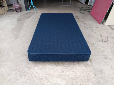 藍布3.5x6.2尺單人床底H09218 快樂福二手倉庫（商品都是自取價運送請先詢問運費）