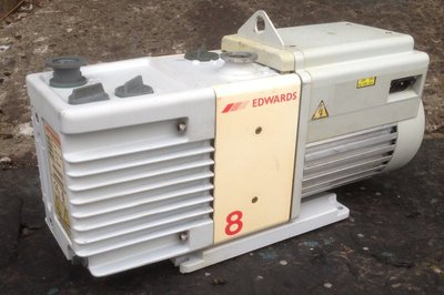 艾德華BOC EDWARDS RV8油式真空幫浦(單相110V/220V兩用)抽冷媒、翻模、真空脫泡機、真空成型