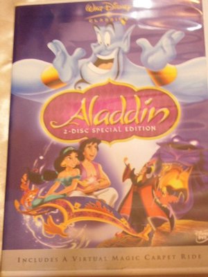 Aladdin (Walt Disney) 迪士尼動畫阿拉丁 Robin Williams 羅賓威廉斯 2DVD