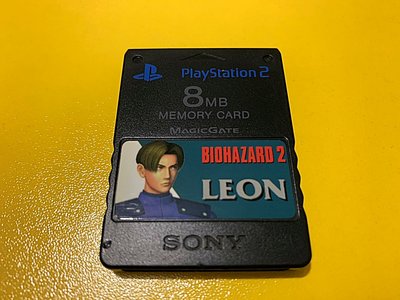 幸運小兔 PS2記憶卡 PS2 惡靈古堡 2 LEON 生化危機 BIOHAZARD PlayStation2 專用