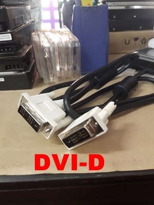 【 大胖電腦 】DVI-D 電腦螢幕訊號線/公對公/1m/二手良品 直購價30元