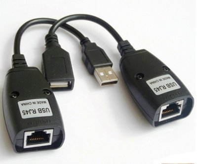 ►2134◄USB轉RJ45 USB延長線 USB網路線轉接 信號放大器 加強器 可延長50米