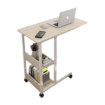 現貨：落地摺疊辦公桌移動宿舍電腦桌桌子房間電腦可款式簡易辦公紅書桌 b11