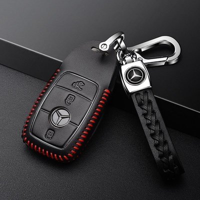 汽配~Mercedes-Benz Car leather key case Suitable for W210/W1 chAp
