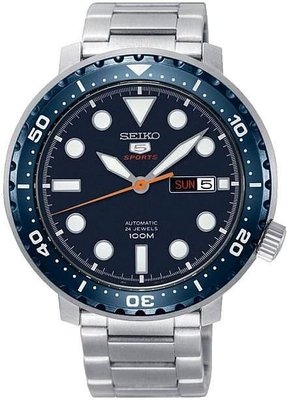 【金台鐘錶】SEIKO 精工錶 潛水錶 45mm 機械錶 藍面 (小鮪魚) SRPC63K1