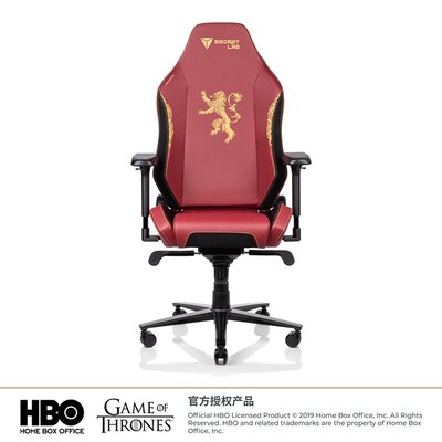 【丹】TB_SECRETLAB X HBO 權力遊戲 冰與火之歌 藍尼斯特 聯名款 電競椅 電腦椅 歐買尬款