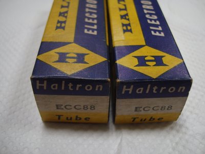 Haltron  ECC88 / 6DJ8 真空管一對