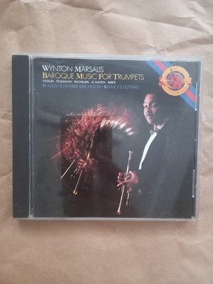 爵士/(絕版)CBS發行-Wynton Marsalis-Baroque Music For Trumpets(美國版)