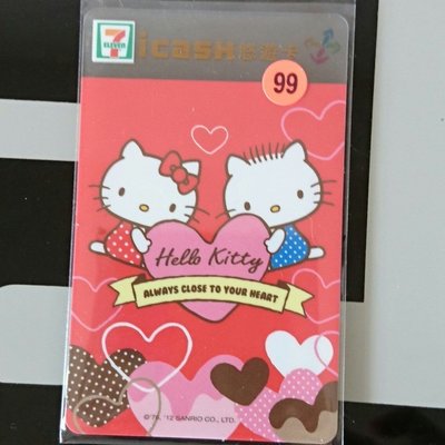 Hello Kitty icash悠遊卡-Always close to your heart