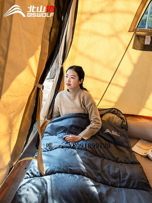 露營睡袋探險者睡袋成人加厚防寒男戶外露營大人冬季辦公室單人保暖雙人被便攜睡袋