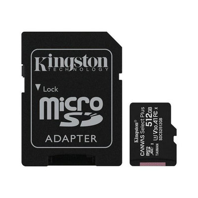 新風尚潮流 【SDCS2/512GB】 金士頓 512G Micro-SDXC A1 手機用 記憶卡 讀100MB/s
