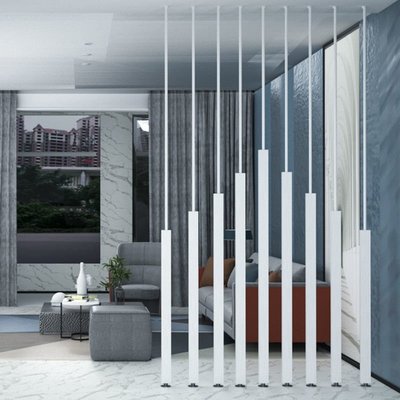 簡約現代鐵藝屏風隔斷客廳裝飾網紅北歐輕奢創意玄關立柱墻免打孔~特價