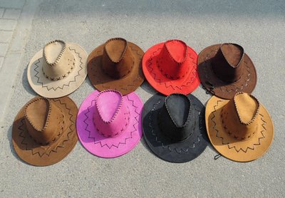 西部牛仔騎士帽蒙古草原帽男女士通用遮陽帽夏季帽子戶外登山帽子