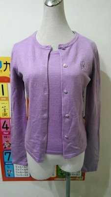 CLATHAS 小香奈兒紫色兩件式上衣/外套(A87)