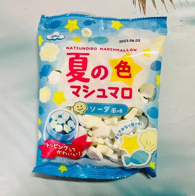日本 EIWA 伊華 蘇打風味 棉花糖 60g 一口棉花糖