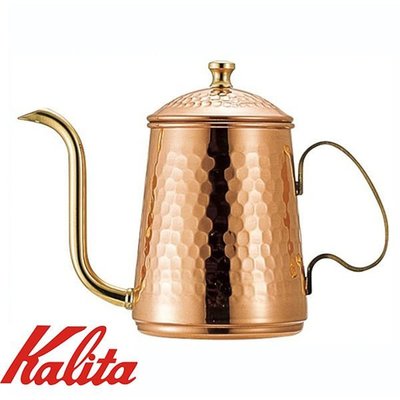 龐老爹咖啡 日本原裝 Kalita POT 600 手工浮雕款 手沖壺 細口壺 600ML 600cc 純銅材質
