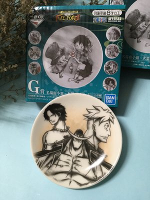 * QP小舖 * 日本動漫《航海王》水墨畫風 陶瓷小碟盤