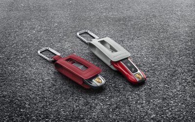 Porsche Leather Key Case 原廠 皮革 鑰匙套 鑰匙包 皮套 For New Cayenne E3