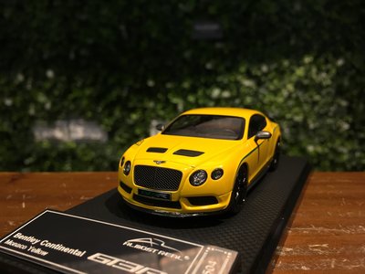 1/43 Almost Real Bentley Continental GT3-R YL 430404【MGM】