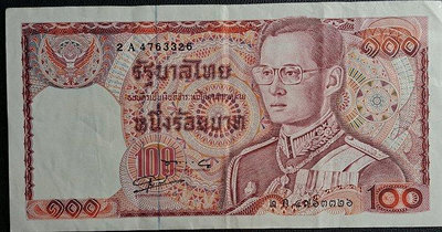 1978年泰國100BAHT 紙鈔