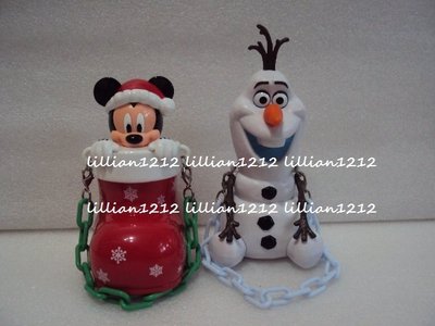 日本東京迪士尼聖誕節限定米奇冰雪奇緣雪寶造型迷你爆米花桶糖果盒收納盒