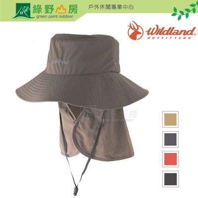 綠野山房》Wildland 荒野 台灣 抗UV遮陽帽 多功能 中性抗UV調節式遮陽帽 防曬帽 漁夫帽 W1037