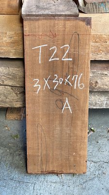 【緬甸柚木-台光柚木】直紋料T22 原木 樓梯踏板 家具 實木 層板 集成材 拼板 半價起標