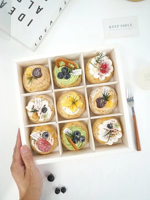 9宮格加高盒透明九宮格甜品盒小蛋糕盒子下午茶月餅蛋黃酥包裝盒特艾超夯 精品