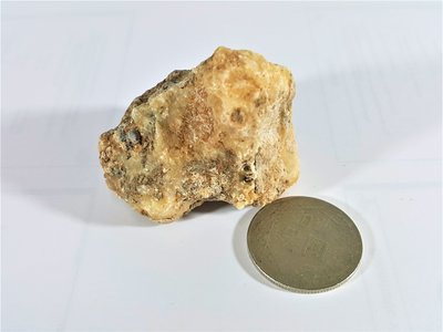 [銀九藝] 早期 天然聚合狀結晶體 北投石 能量石 原礦 70公克 (4)