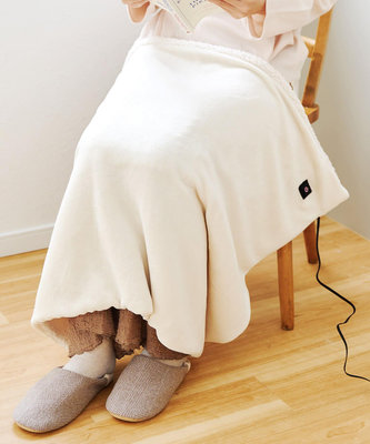 【Luxury】3COINS 期間限定 3 COINS 可水洗 電熱絲毯 暖被 冬天專用被毯 絨毛毯 USB充電