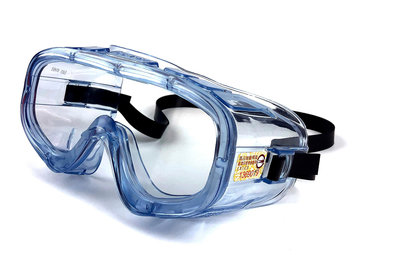 【老毛柑仔店】M-11 護目鏡 透明水藍框 台製 可內戴眼鏡 耐衝擊 防霧耐刮 抗UV 防液體噴濺