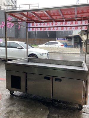 市場海鮮肉類冷藏保鮮攤車鹽酥雞炭烤串燒食材展示冷藏冰箱（182*115*76/202公分，上座可拆卸）