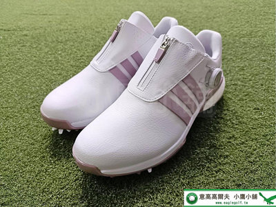 [小鷹小舖] Adidas Golf W TOUR360 24 BOA IG8122 阿迪達斯 高爾夫球鞋 運動鞋 女仕 有釘 防水鞋面 BOA '24 NEW