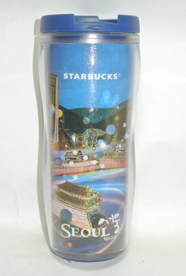 貳拾肆收藏-星巴克Starbucks 韓國首爾夜城市限定隨行杯