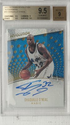 2017-18 Panini Revolution Autographs #16 Shaquille ONeal