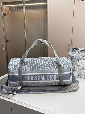 熱銷特惠迪家 Dior 旅行袋手提包大容量單肩斜挎包短期旅行衣物包時尚達人必備單品26*17*22cm明星同款 大牌 經典爆款
