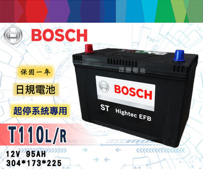 【茂勝電池】BOSCH T110L T110R EFB 120D31L/R 博世 支援起停系統 怠速熄火 日規電池 電瓶