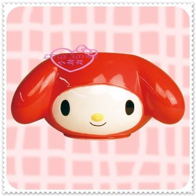 ♥小花花日本精品♥ Hello Kitty  美樂蒂 馬克杯 咖啡杯 陶瓷杯 盆栽種植 紅色頭型11235002